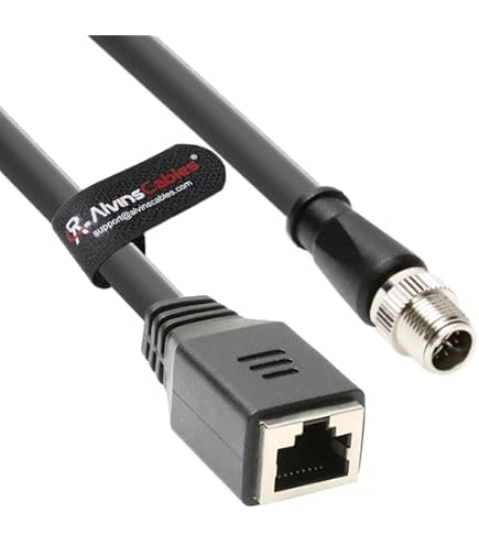 Câble Ethernet industriel M12 8 broches à code X mâle vers
