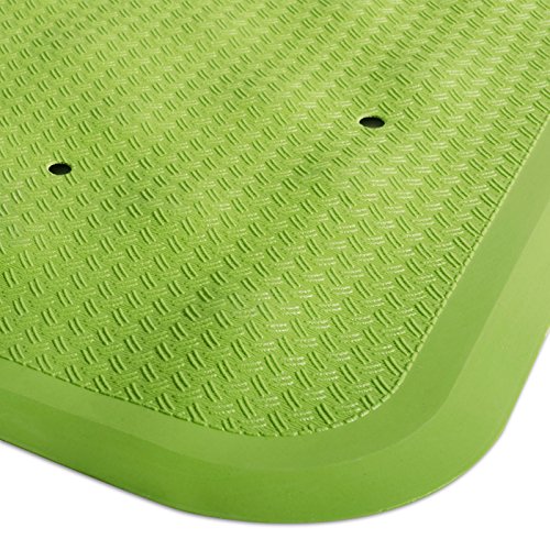 casa pura® Duscheinlage Lea | rutschfest | Lochung für optimalen Wasserabfluss | PVC-frei | 55 x 55 cm | drei Farben (grün) - 3
