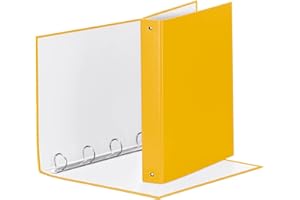 ESSELTE MEETING raccoglitore ad anelli 4-30-Tondo - f.to 22 x 30 cm - Giallo - 395792100