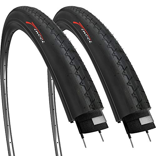 Fincci Paire 700 x 28c 28-622 Pneus pour Cycle Course Route Tournée Vélo Bicyclette (Un Paquet de 2)