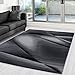 Produktbild Moderner Designer Wohnzimmer Teppich Miami 6590 Schwarz - 160x230 cm
