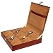 Leather World Brown Watch Box Case for 18 Watches (Guaranteed High Quality PU Leather) RS.1849.00