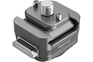SMALLRIG Plaque de Montage Universelle à Dégagement Rapide, Rail NATO QR-Slide Double Direction, Charge Jusqu'à 5 kg pour Caméras, Moniteurs, Caméras d'action, HawkLock H21-4491