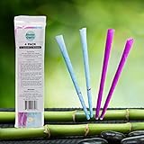 Hopi Ear Candles EarWax Removal - Infused with Essential Oils of Calming Lavender and Rosemary for De-bloating | Made with 100% Raw Organic Materials comes in 4-Pack of 2 Lavender for calming & 2 Rosemary Candling Cones I 100% Guaranteed