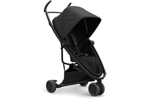 BEBE CONFORT Quinny 1399991000 Zapp Flex wózek dziecięcy, stylowy komfort Buggy z 3 kółkami, przyjemnie lekki, kompaktowy, składany i nadaje się do użytku od około 6 miesięcy, czarny w kolorze czarnym, 8,8 kg