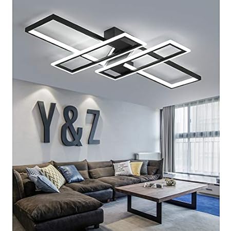 LED Deckenleuchte Wohnzimmer lampen Dimmbar Deckenlampe Hängeleuchte