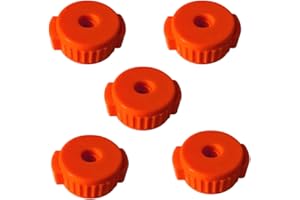 TUOREN 5 Packs Quick Release Clamp 6-8mm for Cymbal Jazz Drum Parts Accessories (Red)