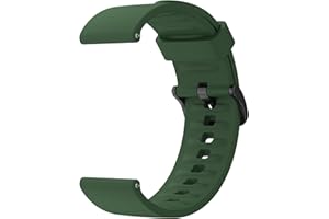 Mugust 22 mm paski do zegarka dla kobiet i mężczyzn, 22 mm, silikonowy pasek do zegarka, miękki silikon, sportowy pasek zapasowy