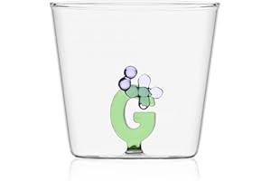 Ichendorf Bicchiere Collezione Greenwood Alfabeto Fiorito Lettera G