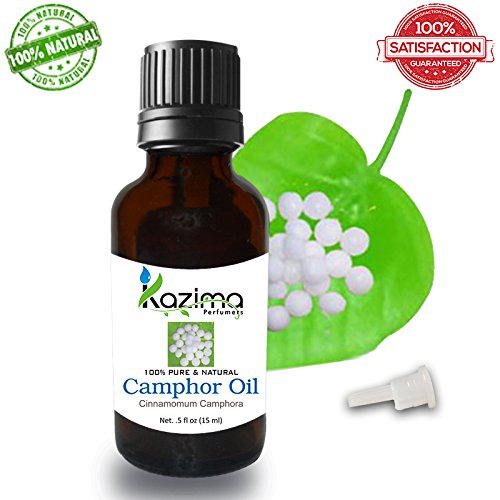 KAZIMA Camphor Essential Oil (15ml) 100% Pure Natural & Undiluted Oil RS.99 (69.00% Off) - Amazon