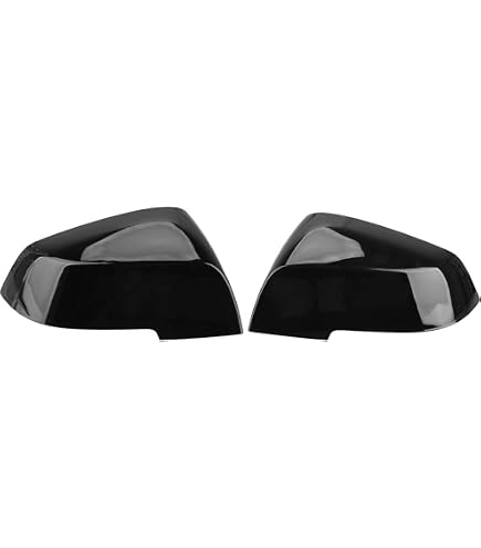1 Paar Außenspiegel-Abdeckungen Für BMW 5er E60/E61, 6er F12/F13, 7er F01 – Schwarz Glänzend, ABS – Links & Rechts, Ersetzen 51167187432