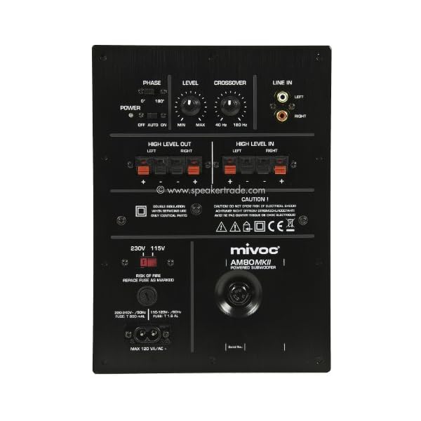 mivoc AM 80 MKII Subwoofer Aktivmodul 80 Watt RMS – Bild 3