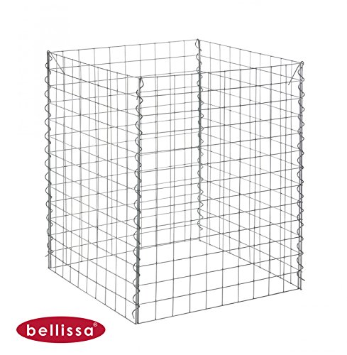 Stahlgitterkomposter Kompost Garten Metall Komposter verzinkt 350 l 60x60x80cm - 2