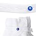 20 PCS Adjustable Reusable Baby Infant Elastic Diaper Nappy Belt Strip Baby Care Products Random Color