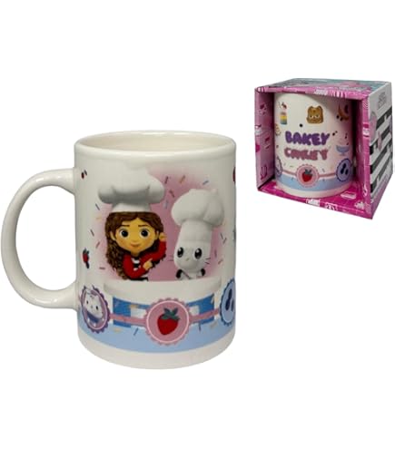 Tazza Barbie 350 Ml - Microonde Safe, Senza BPA, Per Bambine, Licenza Ufficiale Mattel - Foto 5