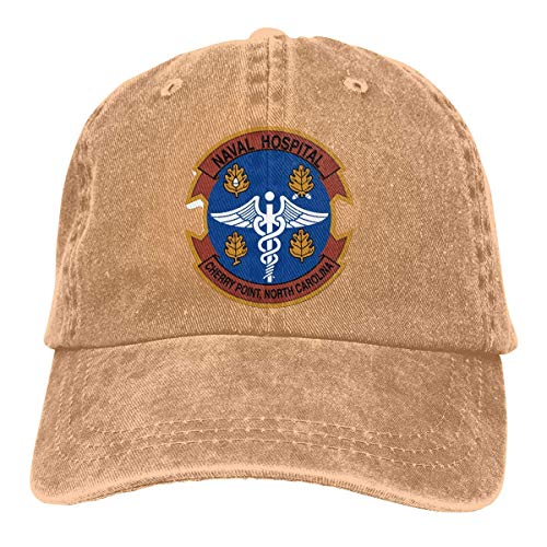 Reghhi Cappello Trucker per Uomo e Donna Cherry Point Naval Hospital Vinyl Transfer Vintage Baseball cap