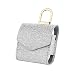 Produktbild TianranRT Für AirPods Case Magnetisch Verschluss Leder Cover Mit Anti-Lost Schlüsselanhänger Glitter (F)