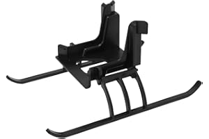 Astibym Carrello di Atterraggio Pieghevole per Drone, Supporto per Protezione del Piede della Gamba Lunga Allungato in Plastica per SJRC F11 F11S, Accessori per aeromodelli