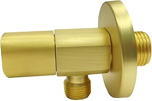 FERRETERIA LEPANTO Chiave per squadra, in ceramica, per bagno, bagno, bar, bar, ristoranti (dorato)