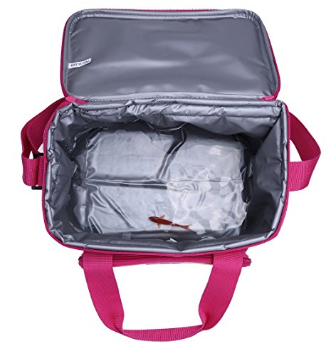 MIER 18 Cans Streifen Picknick Kühltasche Erwachsene Isolierte Mittagessen-K für Männer und Frauen - 5