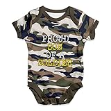 TWISTED ENVY Baby Jungen (0-24 Monate) Body Gr. 3-6 Monate, camouflage