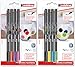 Produktbild edding 4200 Porzellan-Pinselstift (auch für Glas und Keramik) - Standardfarben + Zusatzfarben (4+4) Porzellan-Brushpen zum Bemalen und Beschriften von Geschirr, Tassen und ofenfestem Glas