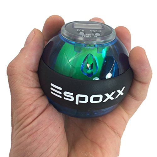 Espoxx wrist ball rotierender Hand und Armtrainer mit elektronischem Counter und leuchtenden LEDs batterielos Gyroskop trainiert die Muskulatur - 3
