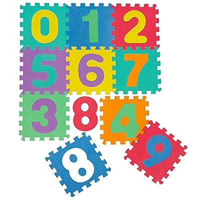 LittleTom Puzzle numéros tapis de jeu Tapis de jeu en mousse de tapis de puzzle tapis enfants