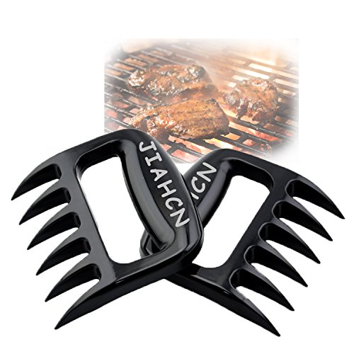 JIAHCN Pulled Pork Shredder Bärentatze Fleisch Claws Grillfleischgabeln Geräucherte BBQ Grillen von Fleisch Zubehör(1 Paar)