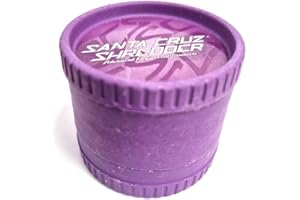 Santa Cruz Shredder Amoladora de cáñamo biodegradable ecológico -3 piezas - Edición púrpura