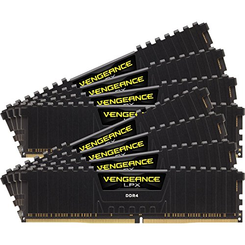 Corsair Vengeance LPX CMK128GX4M8A2400C14 Speicherkit (2400 MHz, 8 x 16GB) Schwarz