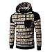 Produktbild Winter Hooded Outwear Herren feiXIANG Langarm Hoodie Top Bluse Pocket Parka Mantel (Schwarz,XL)