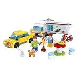 Incluye: 1 coche, 1 autocarava, 1 bicicleta, 1 mesa y 2 asientos, 2 muñecos, 1 perro, 1 conejo, 2 copas, 1 hoguera, 2 chorizos, 1 muslo de pollo y 1 plato