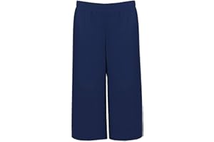 Shop Nova® Women Wide Leg Plazzo 3/4 Short Pants Casual Ladies Loose Capri Trousers