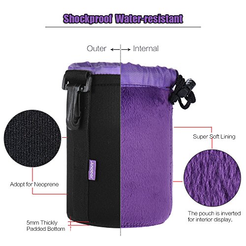 Andoer Kit Appareil photo reflex num rique avec objectif antichoc r sistant l eau Sac de protection souple Extra pais Housse de protection pour appareils photo Canon Nikon Sony TAMRON Objectif reviews Andoer Kit Appareil photo reflex num rique avec objectif antichoc r sistant l eau Sac de protection souple Extra pais Housse de protection pour appareils photo Canon Nikon Sony TAMRON Objectif