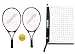Produktbild Haberkorn Kinder Tennis Set 2 Kinder Tennisschläger mit Ball und großem Netz