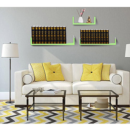 WOLTU #352 WANDREGAL BÜCHER CD REGAL HÄNGEREGAL HOLZREGAL BOARD FARBWAHL - 4