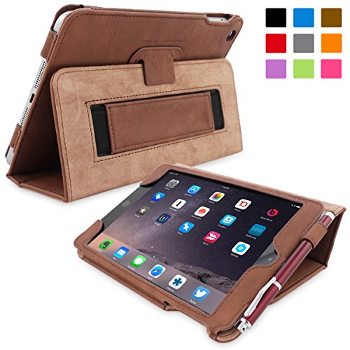 iPad Mini 4 Hülle (Braun), Snugg - Smart Case mit lebenslanger Garantie + Sleep / Wake Funktion