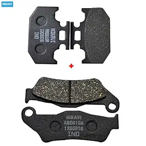 NIKAVI DP1 - DP25 Front&Rear - Combo Brake Disc Pads Compatible for Yamaha FZ25 / FZ(New Models)