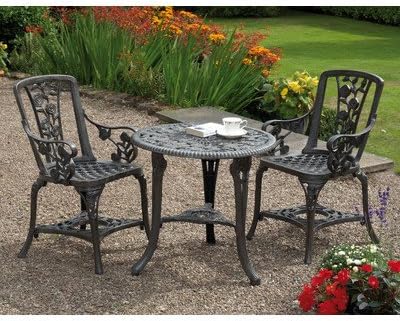 2 Seater Bistro Outdoor Set Grey