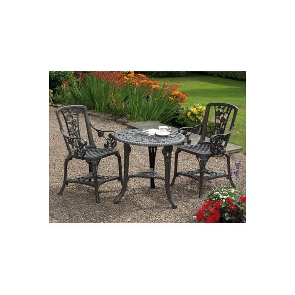 2 Seater Bistro Outdoor Set Grey