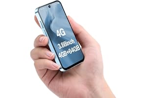 YOHOPE Unlocked Mini- – 3,88 Tum HD-skärm, Dual Standby, Batteri 1950 mAh, Ansikts-ID, Perfekt för Barn