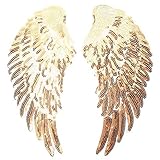 aplicaciones con lentejuelas paso a paso Parche bordado de bricolaje con perspectiva exquisita y brillante de color, ideal para las artes artesanales y manualidades y ampliamente utilizado para decorar y reparar sus vestidos, faldas, pantalones, chaquetas, zapatos y