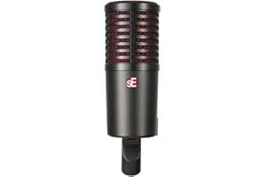 SE Electronics Dynacaster Dynamic Broadcast Microphone with Built-in Dynamite Pre-amp