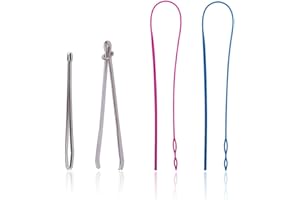 Weiye - Cordini di ricambio per pantaloni e pantaloni della tuta con cappuccio, per scrub, giacche e pantaloncini, con 4 pezzi, strumento per infilare, 16 confezioni