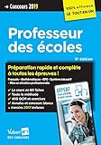 Concours Professeur des écoles (CRPE) 2019 - Préparation rapide et complète à toutes les épreuves avec 8 fiches à écouter offertes - 100 % efficace
