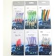 FTD - Fladen Sea Fishing Lures Selection Feathers, Day-Glo and Plankton, - ideal for Mackerel and other sea fishing!