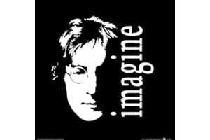 1art1 John Lennon Poster Imagine Affiche Reproduction 40x40 cm