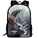 Produktbild HOJJP Schultasche Spinosaurus Coming Interest Canvas Backpack School Bag Travel Daypack