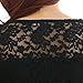 DSD03 2015 The New Splice Lace Office Long-sleeved T-shirt Thin Blouses (S, BLACK)